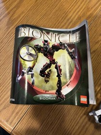 Lego bionicle 8756 complete box instructions sidorak