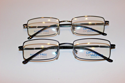 New Optic World 5068 Eyeglass Frames 51-19-138 Color Choice Clear Glass for Rx