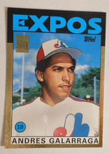 2001 Topps ~ Andres Galarraga ~ Gold T118 1986 Reprint #’d /2001 ~ 19 ~ Expos