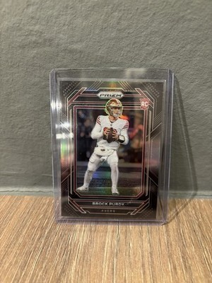 2022 Panini Chronicles Prizm Black Football #PB-8 Brock Purdy Rookie RC