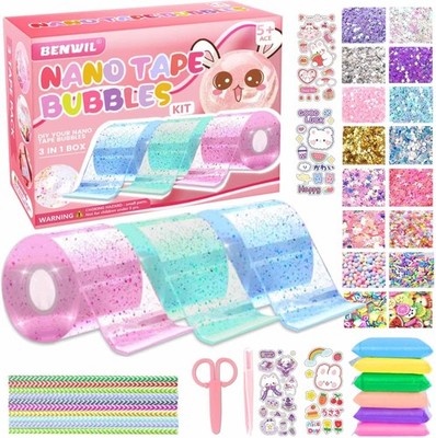 Nano Tape Bubble Kit for Kids, Gift, Squishy Making kit, BRAND NEW