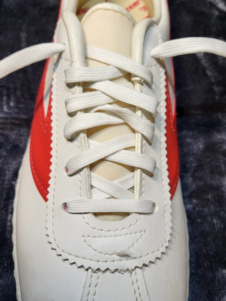 Zapatillas De Colección Raras K-Mart Trax Para Hombre Talla 9.5 Rojo/Blanco-Nuevas, ¡Nunca Usadas! Foto 4 de 4