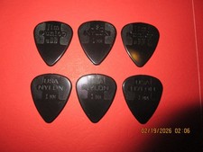 6-Pack JIM DUNLOP 45R10 1.0mm Nylon Standard Guitar Picks, NOS 507