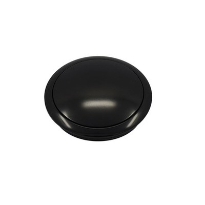 CJ Classics Horn Button Billet Black Small For 9-Bolt Steering Wheel