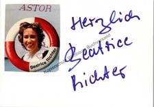 Original Autogramm Beatrice Richter /// Autogramm Autograph signiert sign 299383
