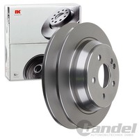 2X NK Bremsscheiben 296Mm Voll Hinten Passend FÜR MERCEDES-BENZ Viano Vito |