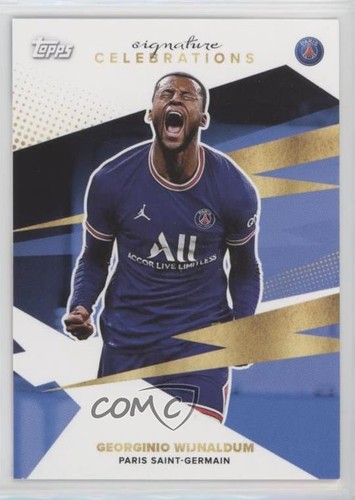 2021 Topps Paris Saint-Germain Team Set Georginio Wijnaldum #35 card