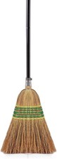 Yocada Heavy-Duty Corn Broom Commercial Indoor Outdoor Broom 59.8" Tall Perfect