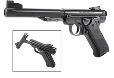RUGER Mark IV Black Synthetic .177 Caliber Break-Barrel Air Gun Pellet Pistol