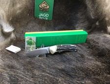 Coltello 4 stelle Puma 745 1978 con manici cervo in scatola di fabbrica G/Y con etichetta P049