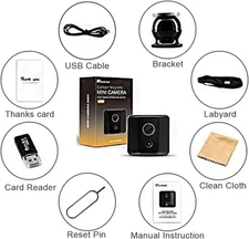 Camera 1080P HD Wifi Wireless Security  Mini Camera Small Cam with Night E003