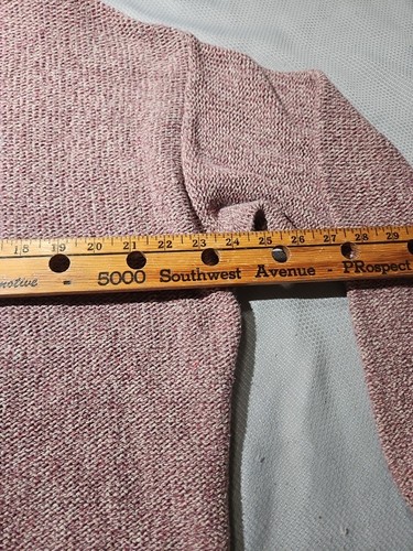 Vintage Woolrich Sweater Womens Large Red Beige Roll Neck Ragg Knit USA Outdoor - Picture 11 of 11