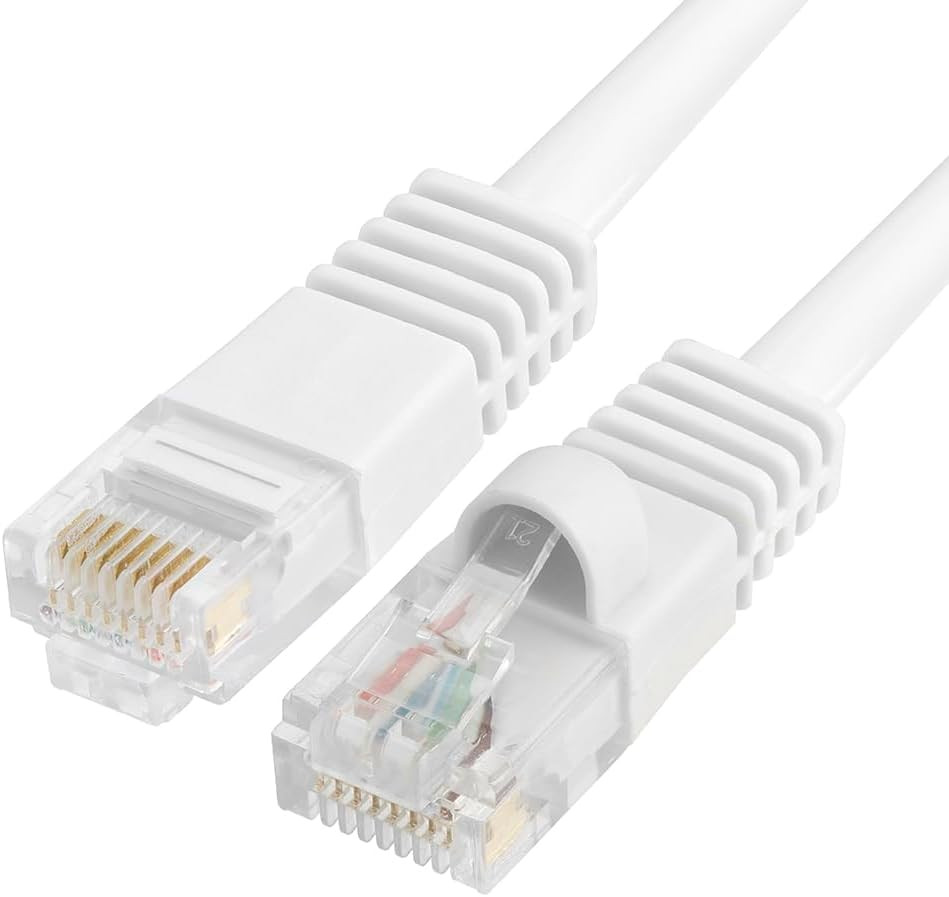 - Cat5E Ethernet Cable 7 Ft, 350 Mhz UTP Cat 5E Ethernet Patch Cord, 1Gbps Netwo-image