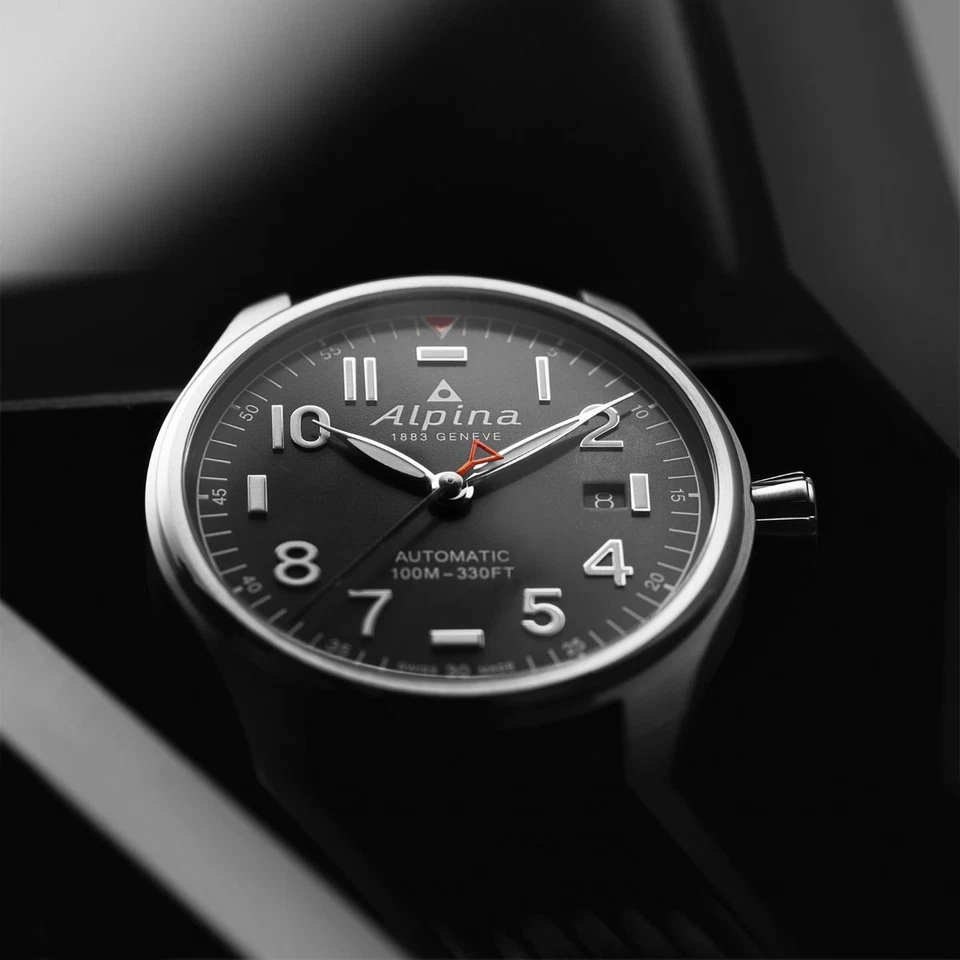 Alpina Heritage Startimer Pilot Automatic Stainless steel 44mm Watch AL-525G4TS6 - image 3 of 4