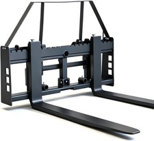 Skid Steer Pallet Fork Frame 4000LB,45"48"Fork Blades Fit Bobcat Kubota Tractors