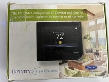 Black Carrier Infinity Touch Thermostat Syste...