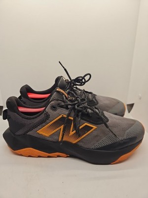 New Balance Dynasoft Nitrel v6 Trail Running Shoes Mens 8 4E WIDE Grey/Orange