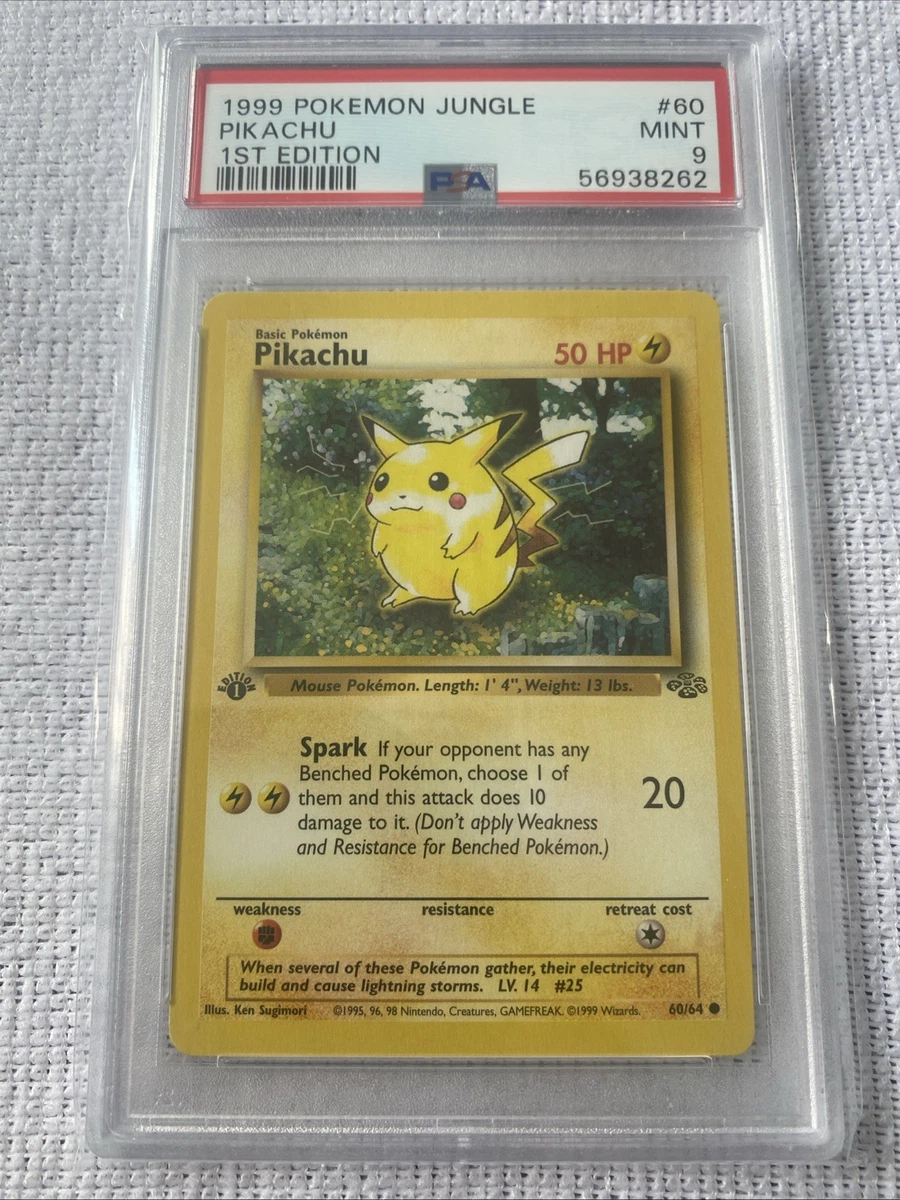 皮卡丘口袋妖怪TCG 9 级丛林个人收藏卡牌游戏卡| eBay
