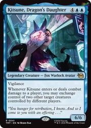 Kitsune, Dragon's Daughter #41 (Foil) - Teenage Mutant Ninja Turtles MTG