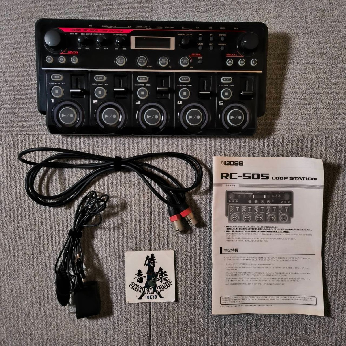 BOSS RC-505 Loop Station Looper Phrase Recorder used W/ AC Adapter