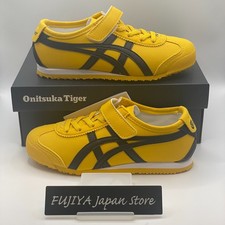 Onitsuka Tiger MEXICO 66 KIDS 1184A049 752 YELLOW/BLACK from Japan NEW