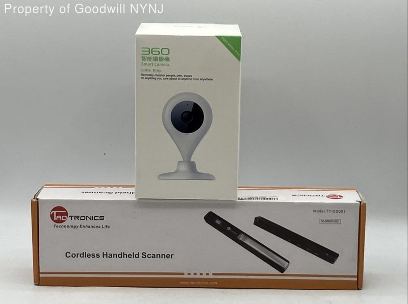 360 Smart Camera D603 & TaoTronics TT-DS001 Handheld Scanner 2-Pc Lot Tested