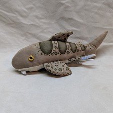 Build a Bear Shark Week Plush Leopard Shark Discovery Channel Brown Spotted 11
