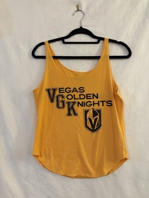 Women s Yellow Reserve Collection By Blue 84 Las Vegas Knight s Tank Top Size S