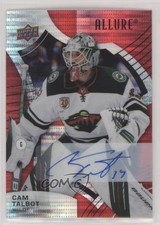2021-22 Upper Deck Allure Red Rainbow Auto Cam Talbot #33 Auto 0v41