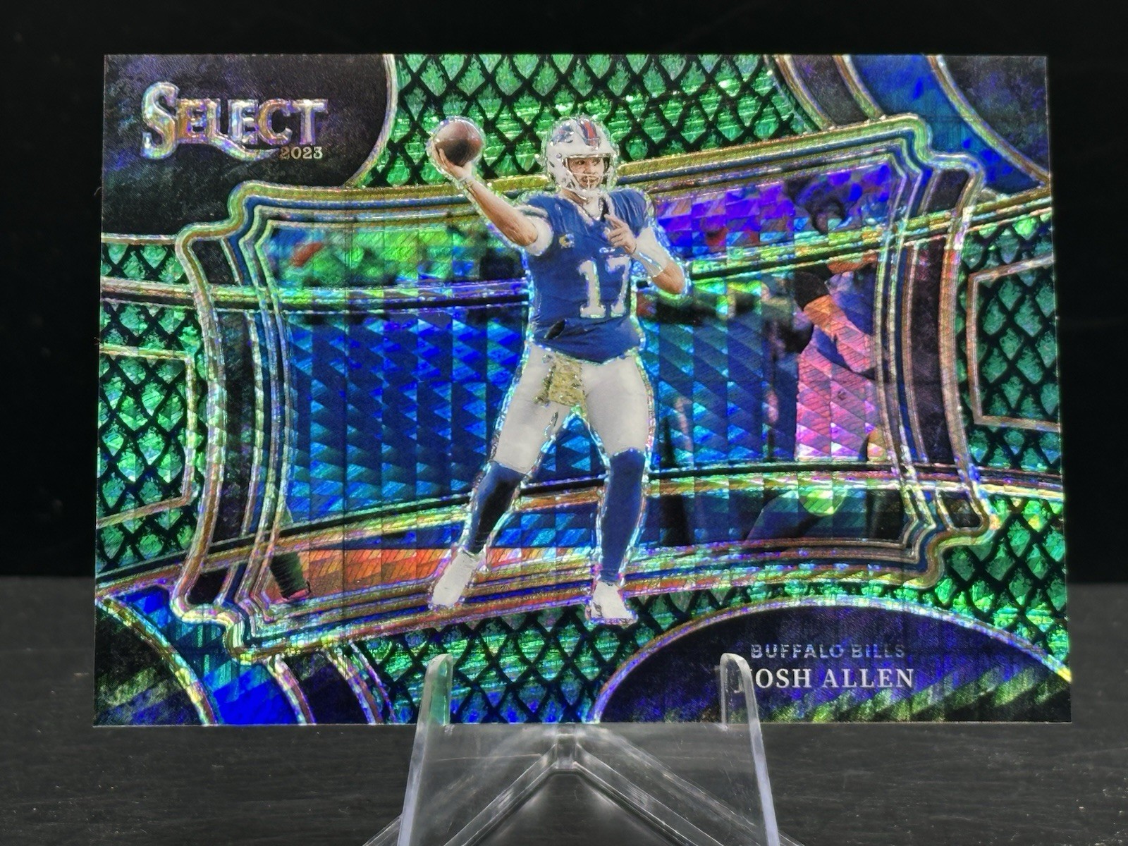 2023 Panini Select - Field Level Josh Allen #310 Dragon Scale Prizm /70