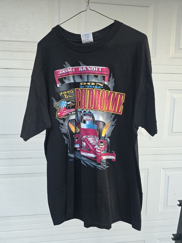 Vintage Don Prudhomme The Snake's Final Strike 1994 Nhra Graphic T-Shirt Large