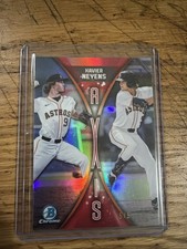 2025 Bowman Draft Chrome Xavier Neyens Axis Red Refractor #5/5 1/1 Astros #1