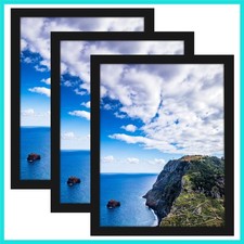 10x14 Black Picture Frame Set of 3, Diamond Painting Frames for 30 x 40cm Dia...