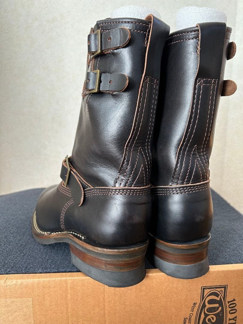 100 Year Wesco Boss Black Mens Style Work Boots US Size 8.5EE Unused image 5
