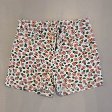 Kenzo White Floral High Waist Girl's Shorts Size 8A