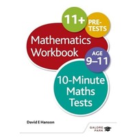 David E. Hanson - 10-Minute Maths Tests Workbook Age 9-11 - Paperback - H245Z