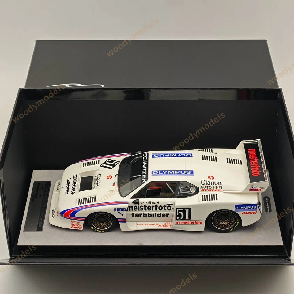 Tecnomodel 1:18 BMW M1 Turbo DRM Nurburgring 1981 #51 Resin Model Car Limited - Image 2 of 4