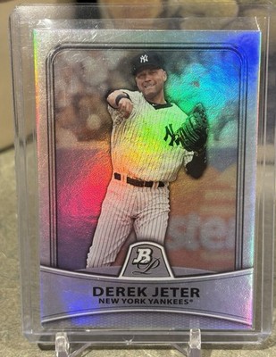 2010 Bowman Platinum Derek Jeter Refractor /999 #2 New York Yankees