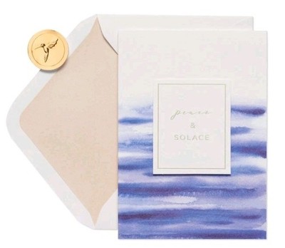 Papyrus Sympathy Card peace & SOLACE