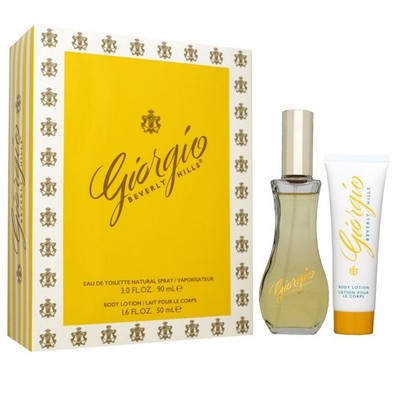 Giorgio Beverly Hills Yellow Set 90 ml Eau de Toilette EDT & 50 ml Bodylotion