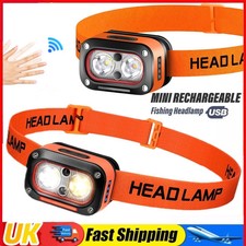 500 Lumens LED Headlamp Headlight USB Rechargeable Head Torch Light Waterproof