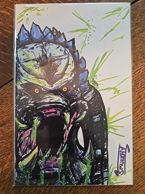  HUNTER AND PREY SERIES SIGNED BY SMUNCHY COMIC SIZED ART BOOK w/COA 