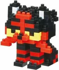 Kawada Nanoblock Pokemon Series Litten Micro-Sized Building Block Set USA Seller
