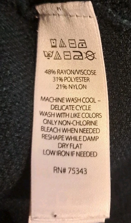 TAHARI Sweater Women 3X Blackwatch Plaid Cuffed 3/4 Sleeve Jumper Pullover Green - Image 4 of 4