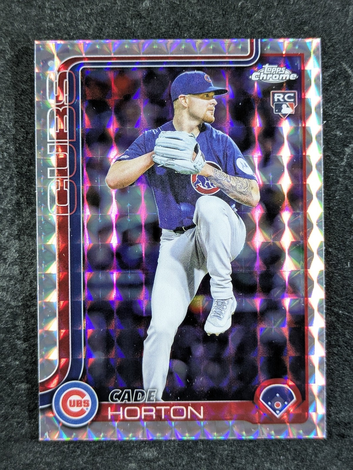 2025 Topps Chrome Update CADE HORTON RC Geometric Refractor Chicago Cubs #USC63