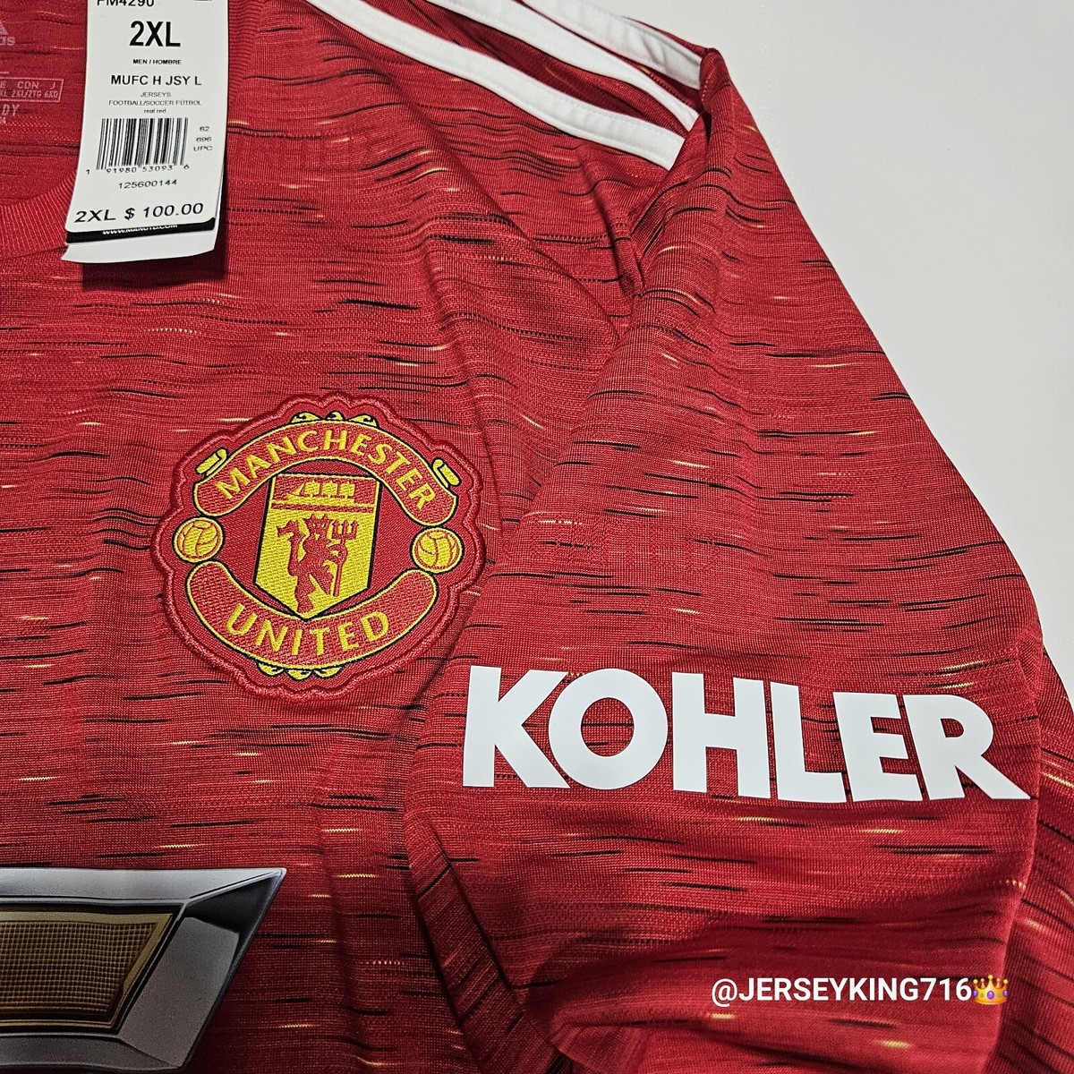 Adidas Manchester United Nemanja Matic #31 Long Sleeve home jersey