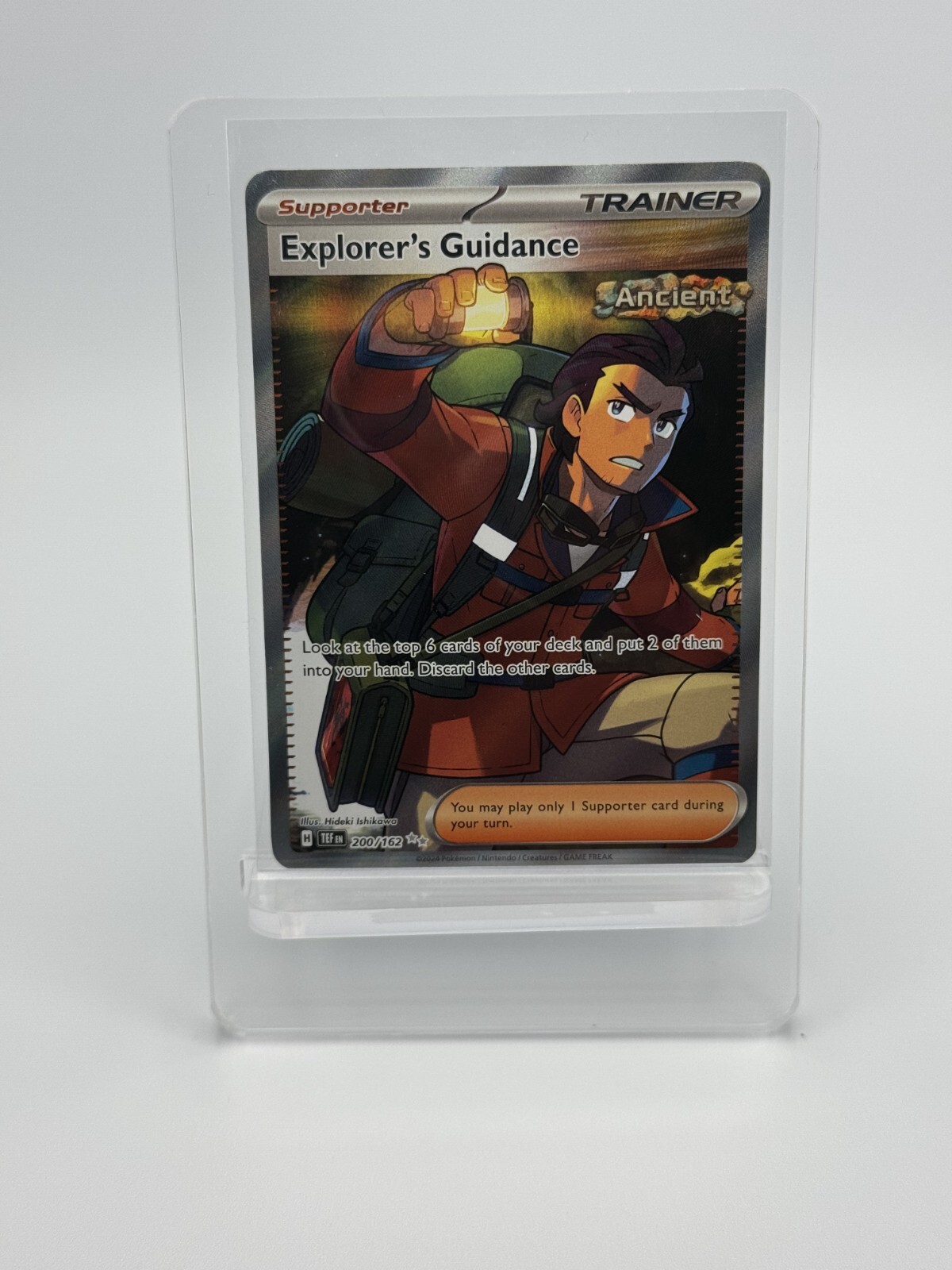 Explorer's Guidance 200/162 SV05: Temporal Forces Holo Near Mint Pokemon TCG