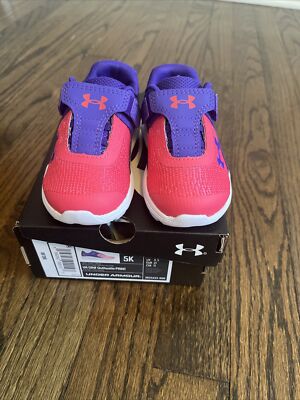 Girl's Under Armour UA GINF Outhustle Slip On Sneaker Shoes Kids