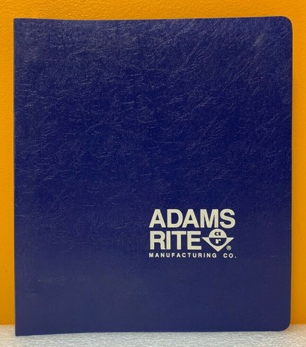 Adams Rite Manufacturing Co. Architectural Hardware Catalog. | eBay