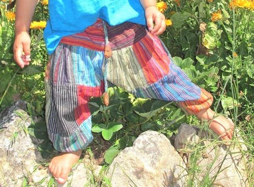 Pantalones Fairtrade Niños Niñas/Niños Hippie Festival Ropa eBay